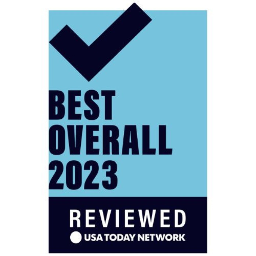 Best Overall 2023, Reviewed, USA Today Network.